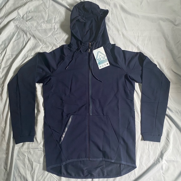 SCR Sportswear Men’s Slim fit zip up active hoodie - Picture 1 of 2
